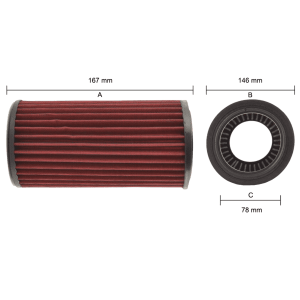 Sport-Air-Filter-Replacement-Filter-Audi-A6-(4F)-FR
